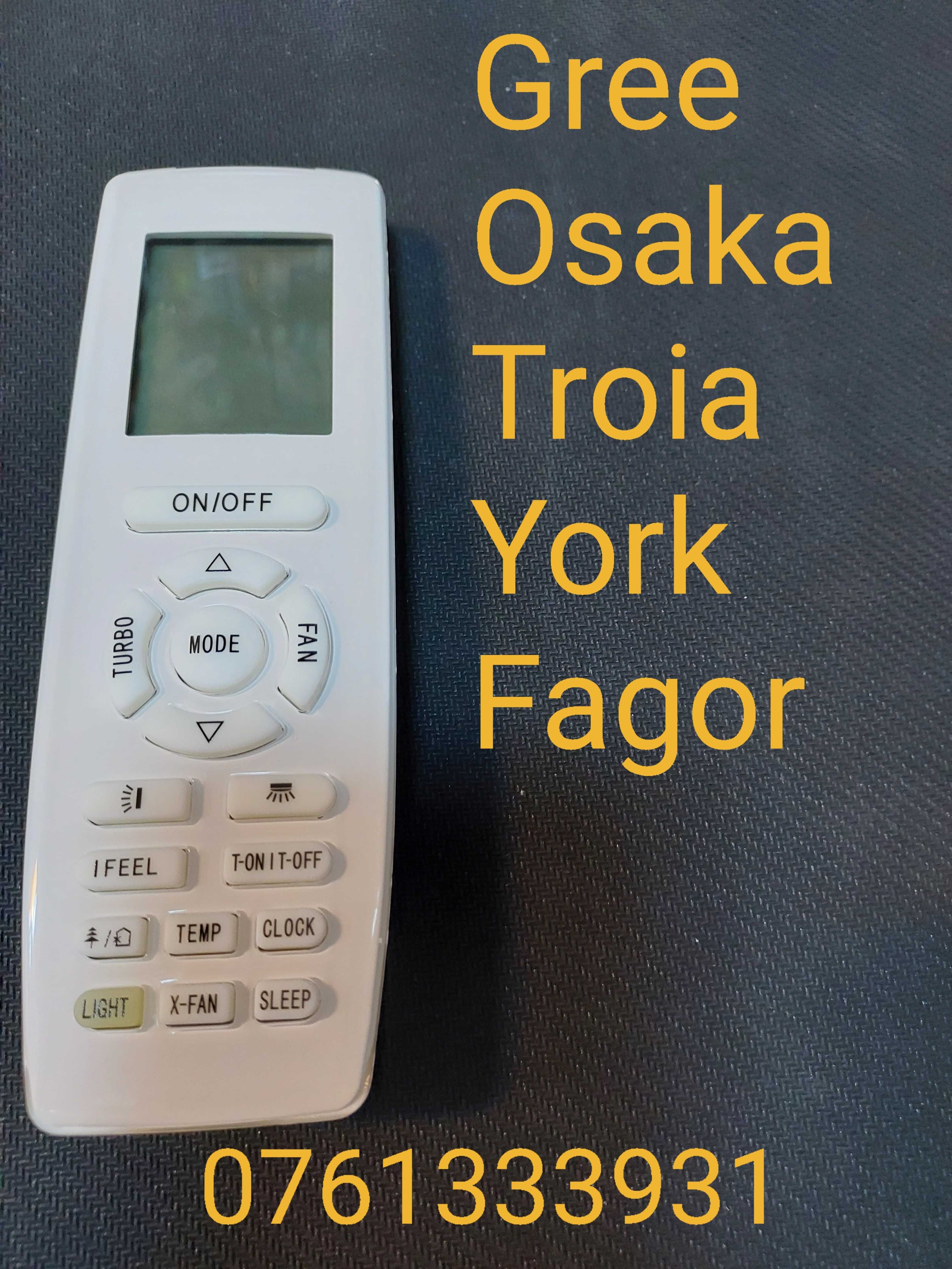 Telecomanda aer Gree Inverter Plus Troia Fagor York