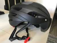 Шлем велосипедный с очками (Doris DORISHT004MLBLACK)
