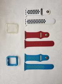 Curele Applewatch originale, 42 mm, carcase silicon Applewatch