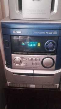 Combina Aiwa radio, casetof,cd