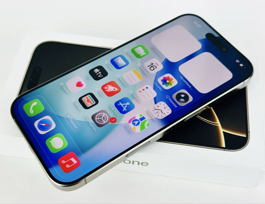 Apple iPhone 16 Pro 128GB Natural Titanium 100% Батерия! Гаранция!
