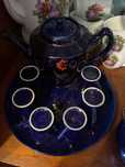 Set 6 cesti de cafea din cobalt