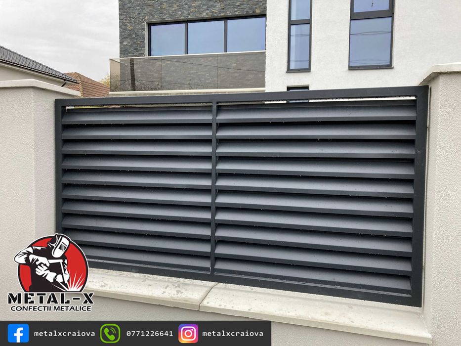 Metal-x fabrica de porti, garduri, balustrade MONTAJ GRATUIT