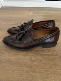 Pantofi mocasin/scarp bordo Zara