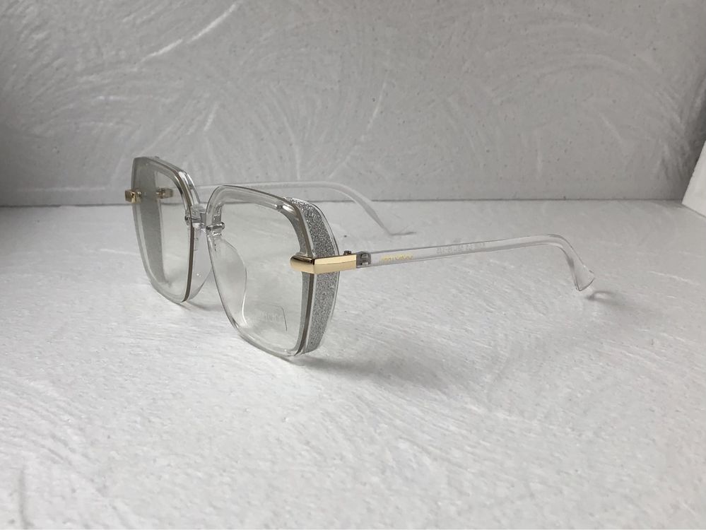 Jimmy Choo прозрачни слънчеви очила квадратни правоъдълни JC 8306