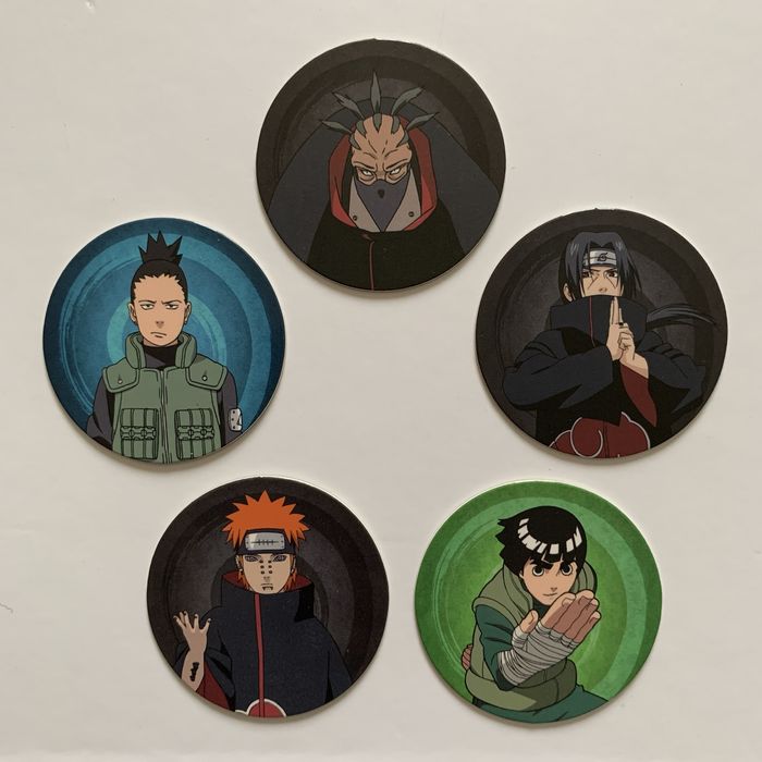 Небольшая коллекция фишек Naruto 5 штук