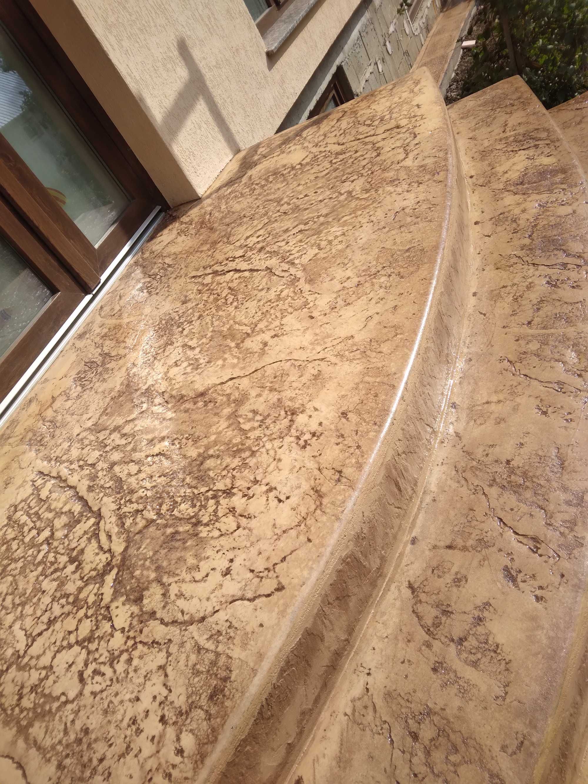 Beton amprentat ,beton elicopterizat