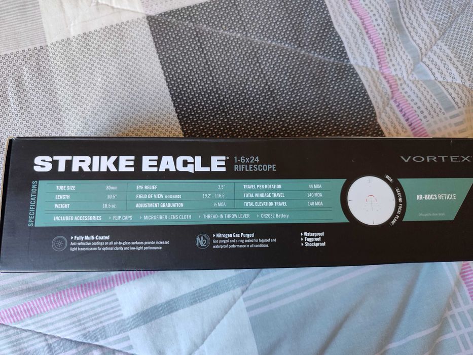 Oптика Vortex STRIKE EAGLE 1-6X24