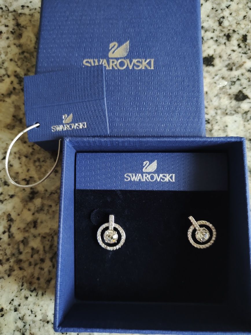 Обеци  Swarovski оригинални