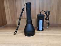 LED фенер -1300м. 1000м. Батерии 18650 ,21700