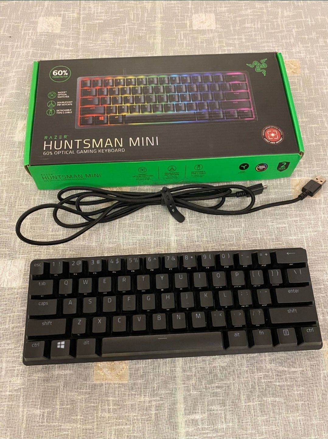 Tastatura mecanica gaming 60% ( hustman mini )