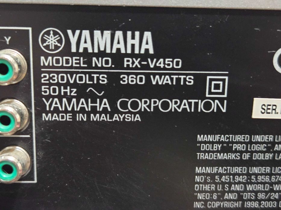 Amplificator Audio DEFECT Yamaha RX-V450 Statie Audio Amplituner
