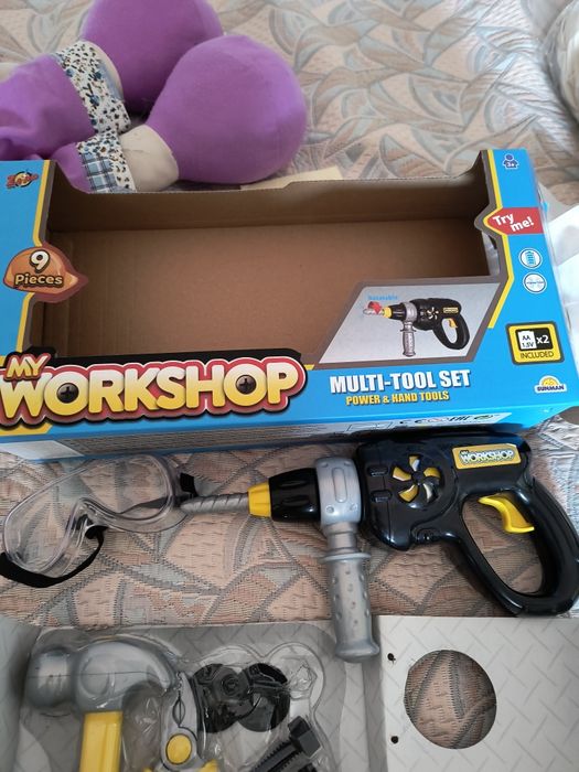 Set șurubelniță electrica cu accesorii copii