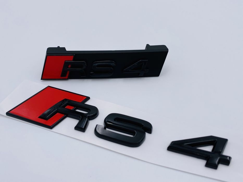 Set Embleme Audi RS 4 negru