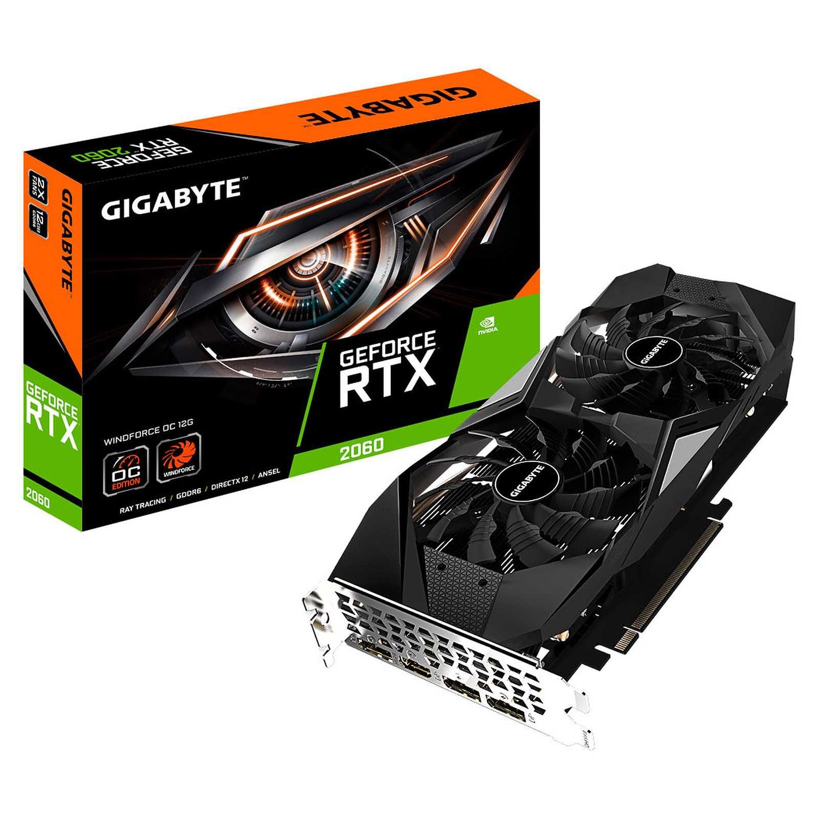 Видеокарта GIGABYTE RTX 2060 (6Gb)