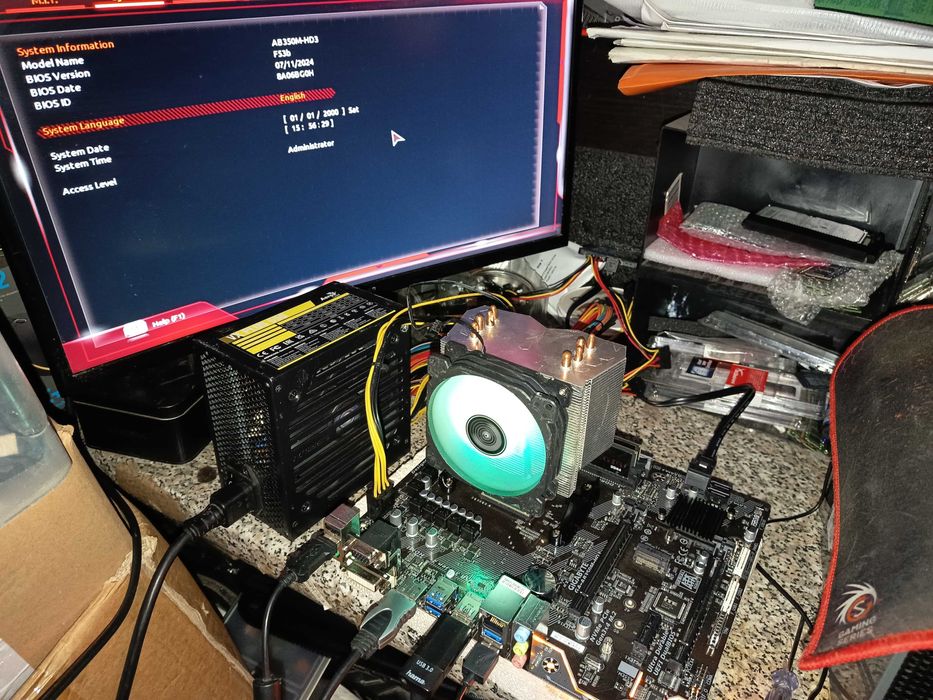 Placa baza gaming, AM4, Gigabyte B350-HD3, slot ssd M2, bios updatat