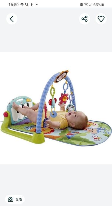 Развивающий коврик для детей Fisher-Price Пианино
