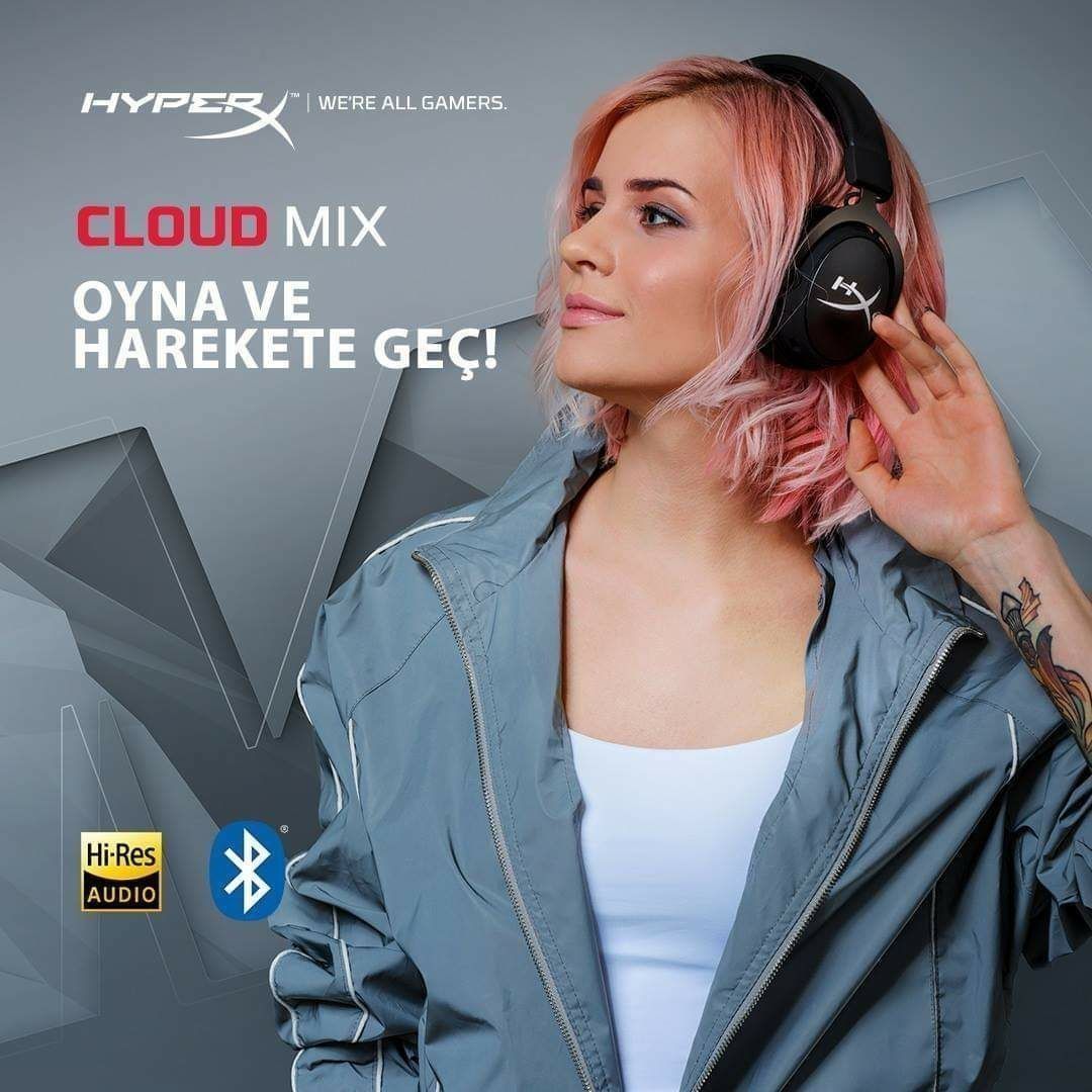 СКИДКА! Hyperx Cloud Mix Bluetooth-Проводные Наушники/Гарнитура/Hi-Res