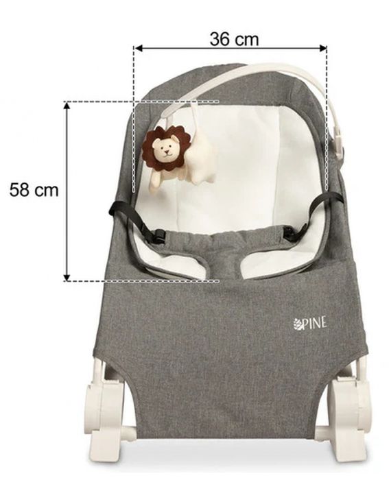 Бебешки шезлонг Caretero Pine ДО 12 КГ