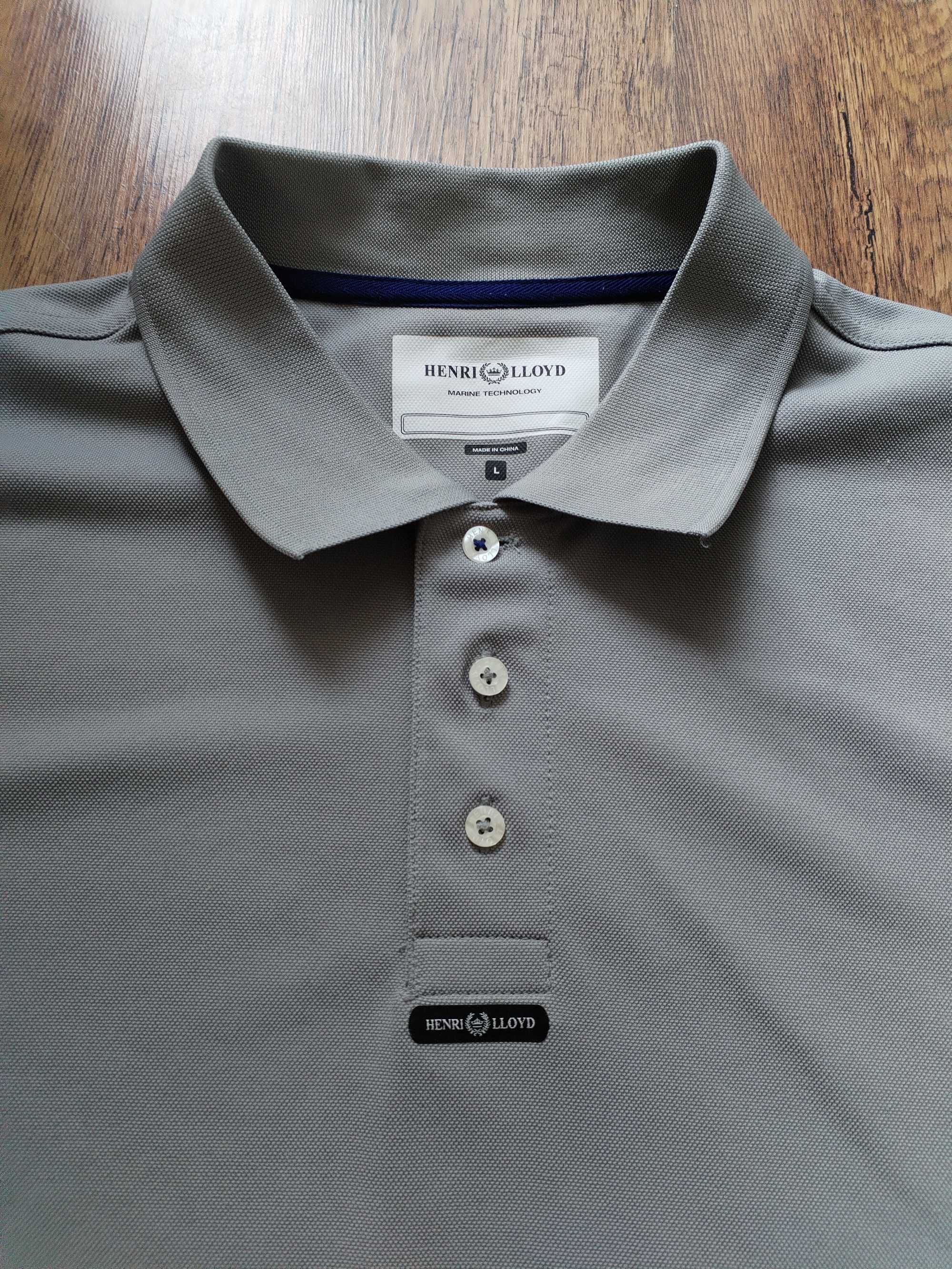 Henri Lloyd Fast-Dri  Polo Titanium - мъжка тениска КАТО НОВА Л