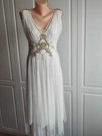 Платье белое в греческом стиле
