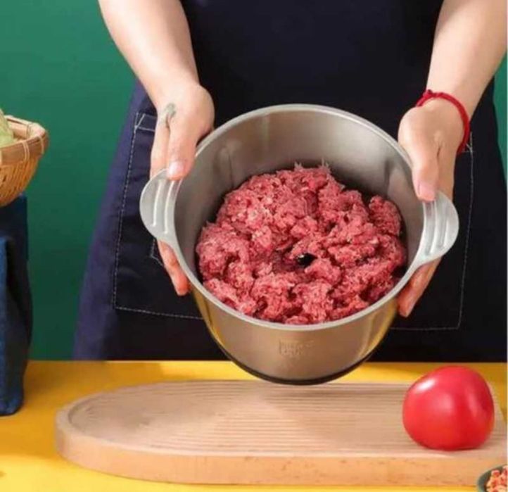 Măruntitor tocator electric universal bol 3L 1000w 4lame carne, roșii