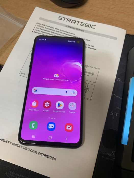 Samsung Galaxy S10e, 128gb, 6gb ram, stare perfecta de functionare