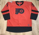 Bluza Adidas hockey NHL Philadelphia Flyers mărimea 56 XXL