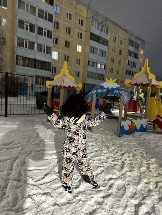 Зимний комбинезон на девочку