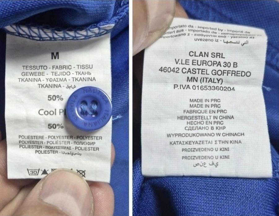 Tricou Polo Bărbați "Scuola Nautica Italiana Performance" - CoolPlus M