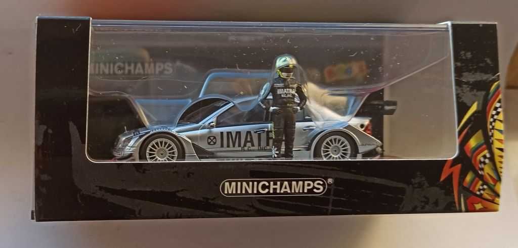 Macheta Mercedes C-Class DTM 2006 + figurina Valentino Rossi - 1/43