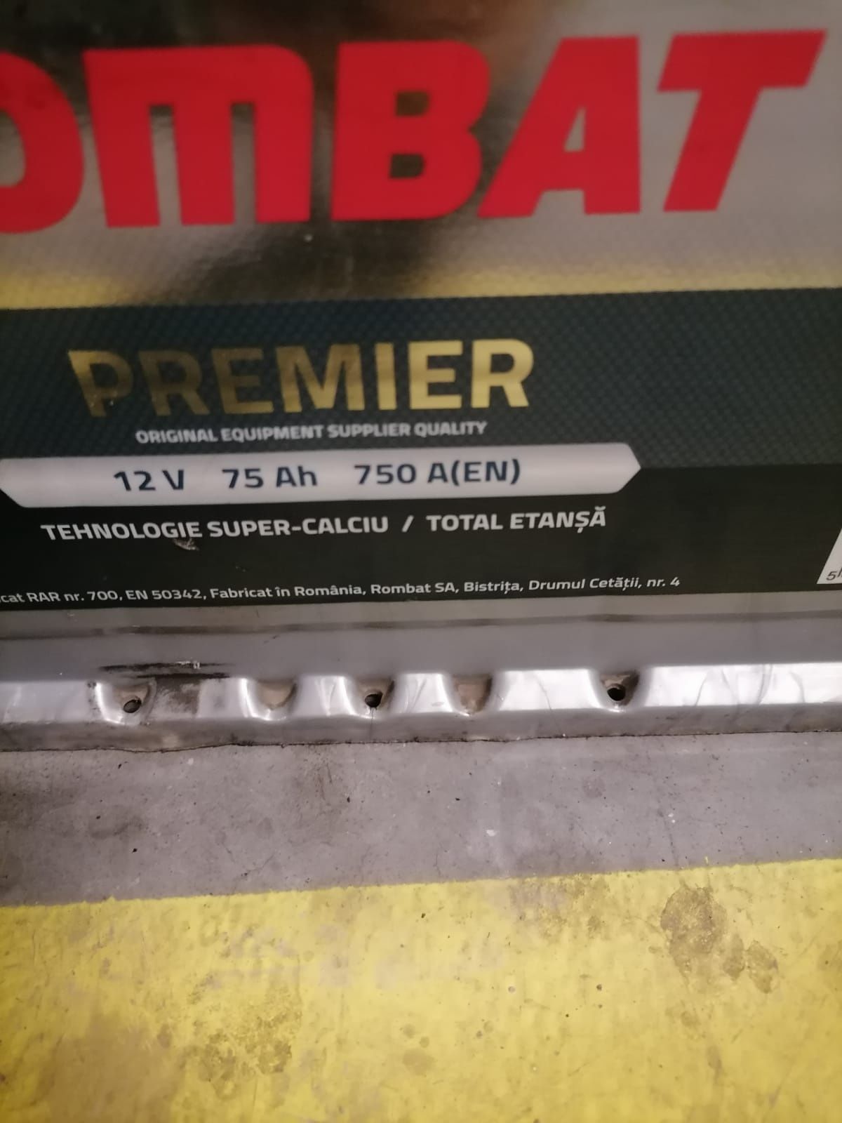 Baterie auto Rombat Premier 75 amperi