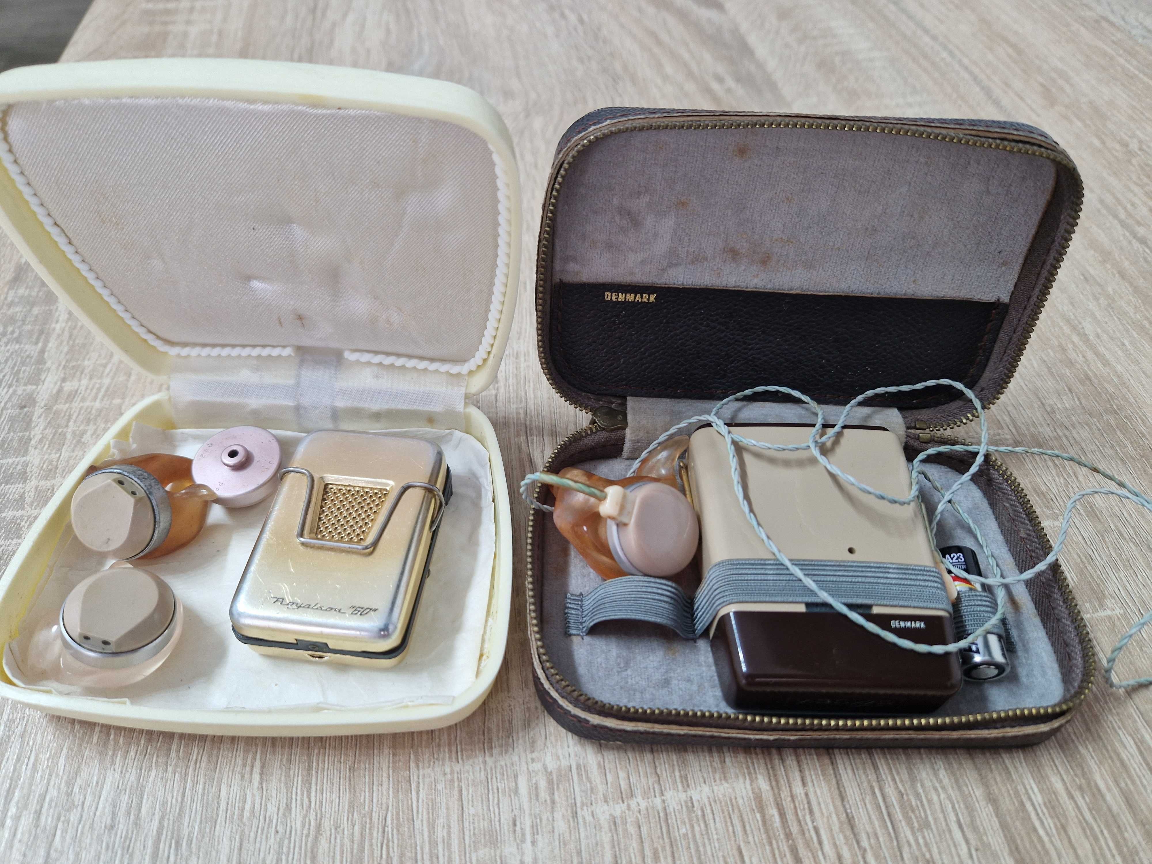 Aparate auditive Vintage/Oticon Trainer 1967 / Zenith „Premier”,1959