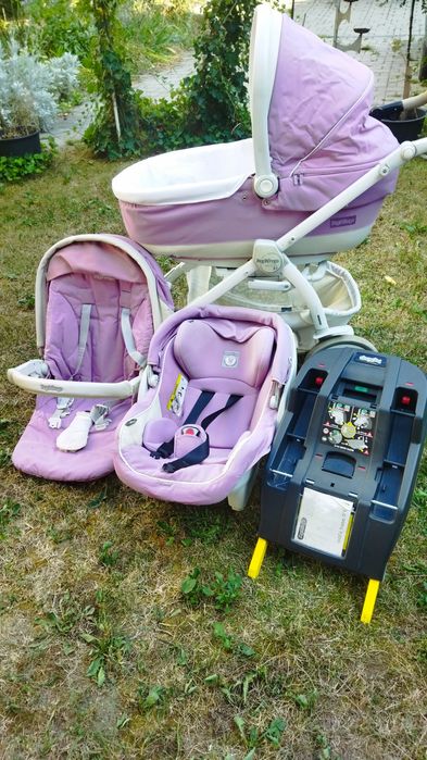 Set cărucior sport, landou scoica scaun masina isofix Peg Perego 1200