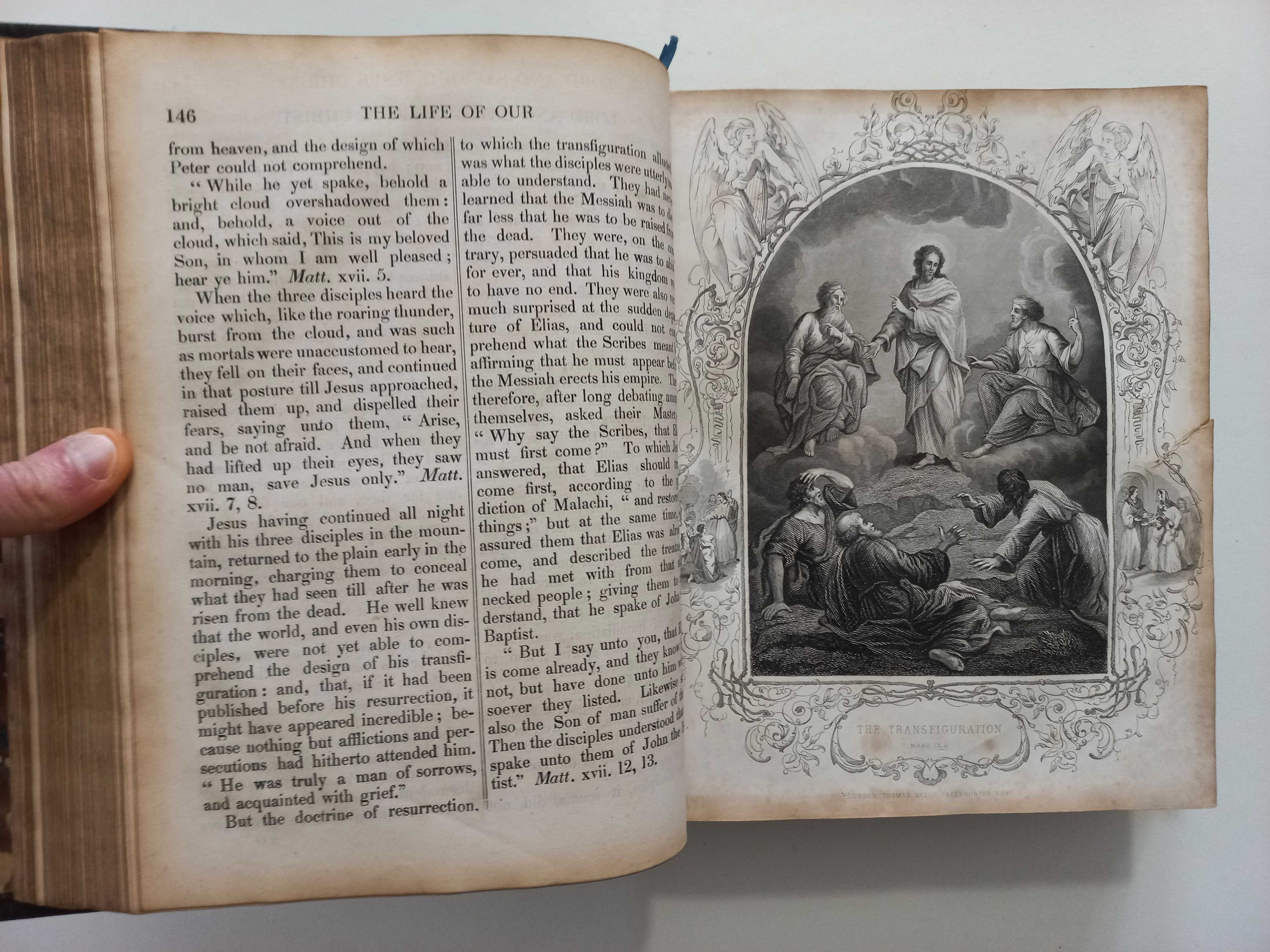 Carte engleza vintage hardcover - The life of Christ- editia din 1861