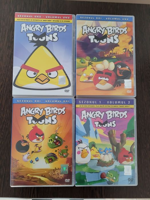 DVD -uri cu Angry Bird /4 buc