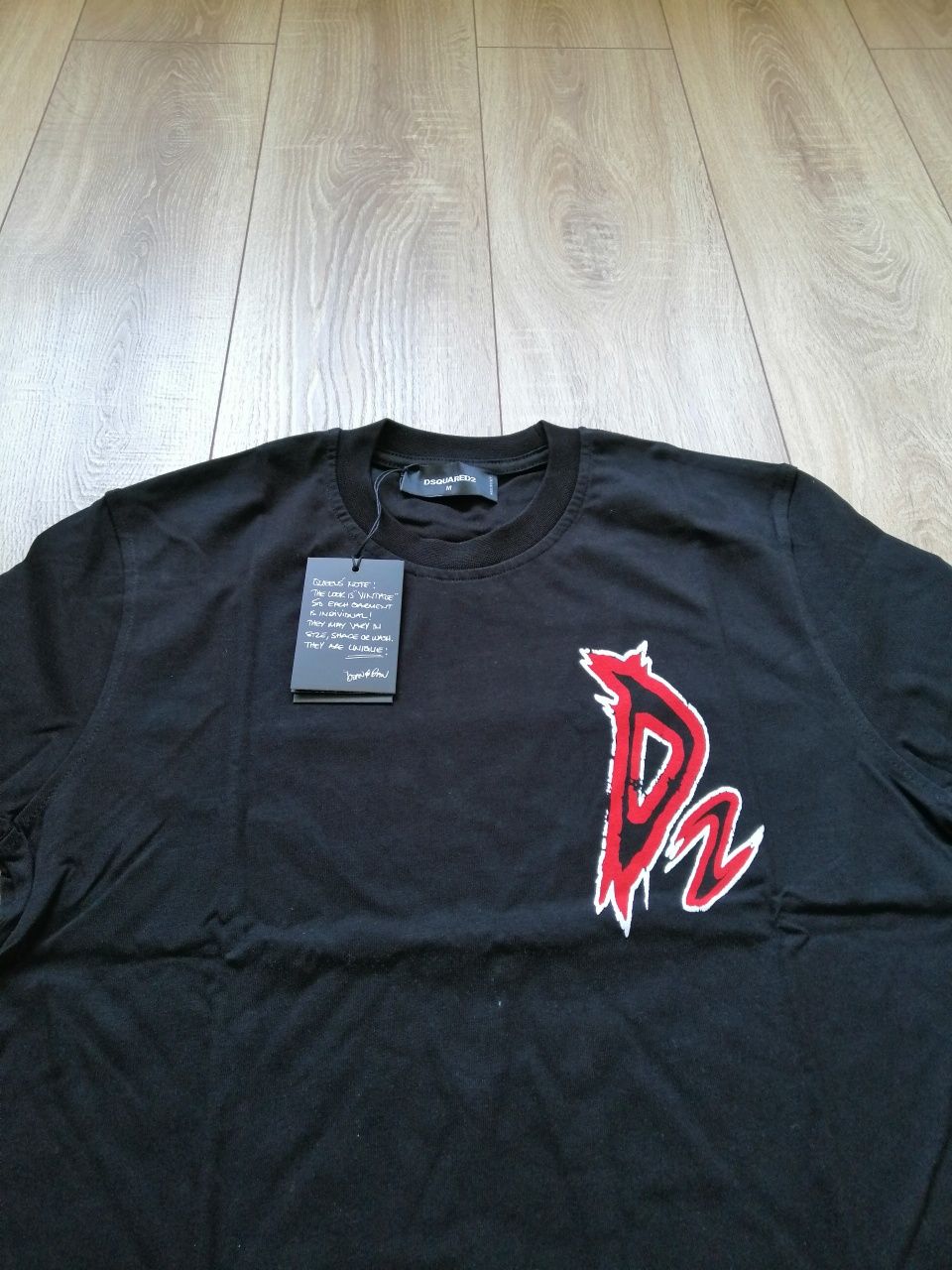 Disquared devil мъжка тениска в черен цвят  M  XL XXL
