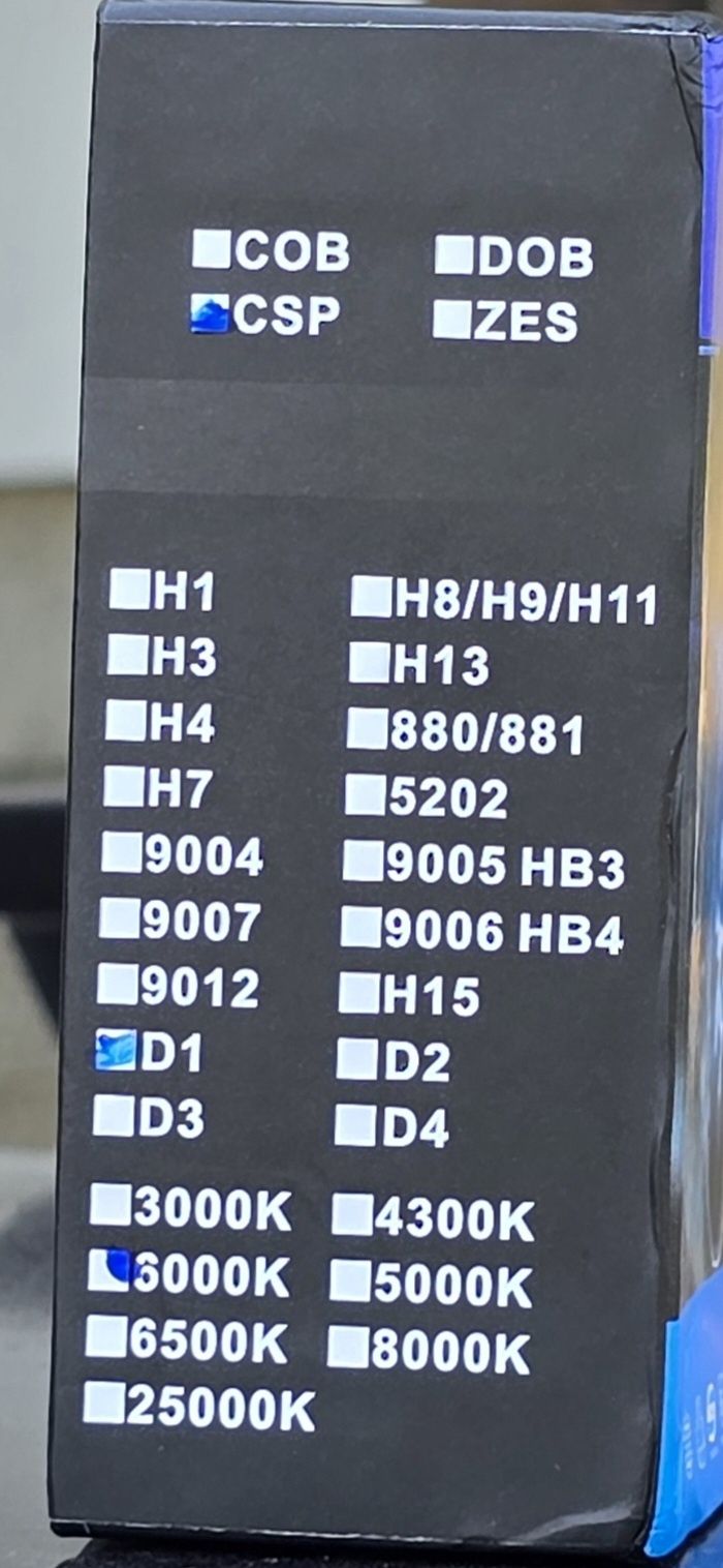 Крушки D1s led 6000k