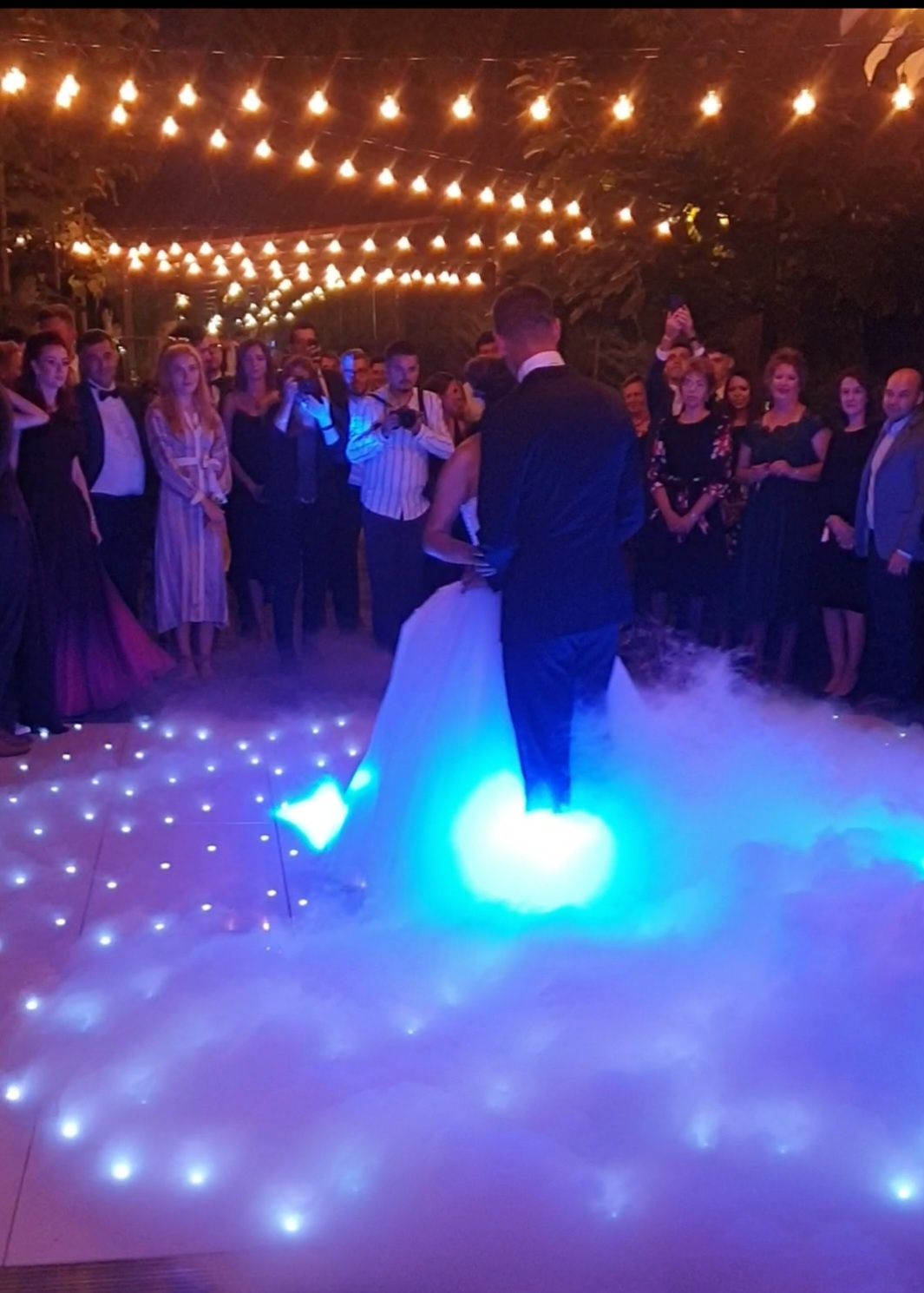 RING DE DANS ALB,RING DE dans  led.Dance Floor, Ring de stel