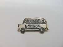 Brosa school bus din argint Mexic