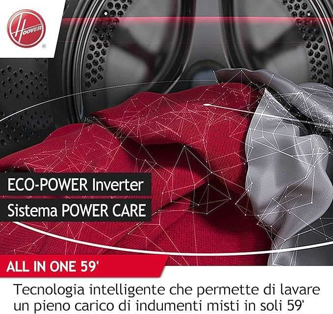 Пералня Hoover H-WASH 550 H5WPB48AMBC8/1-S, 8 кг