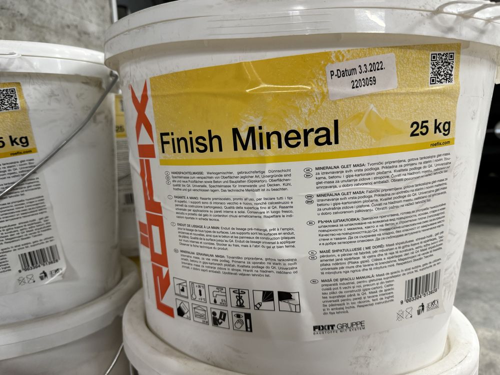 Финна шапкловка Roefix Finish Mineral