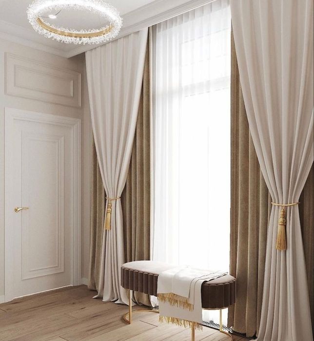 Шторы | Римские шторы | Установка карнизов | Pardalar   Sh1142