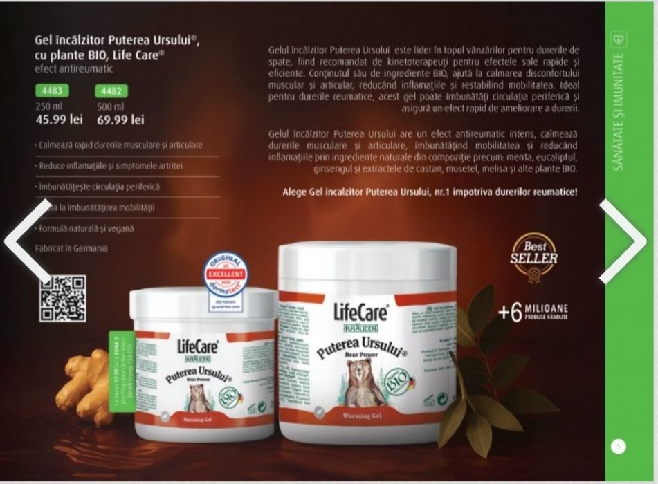 Puterea ursului si Gheara Dracului Life Care