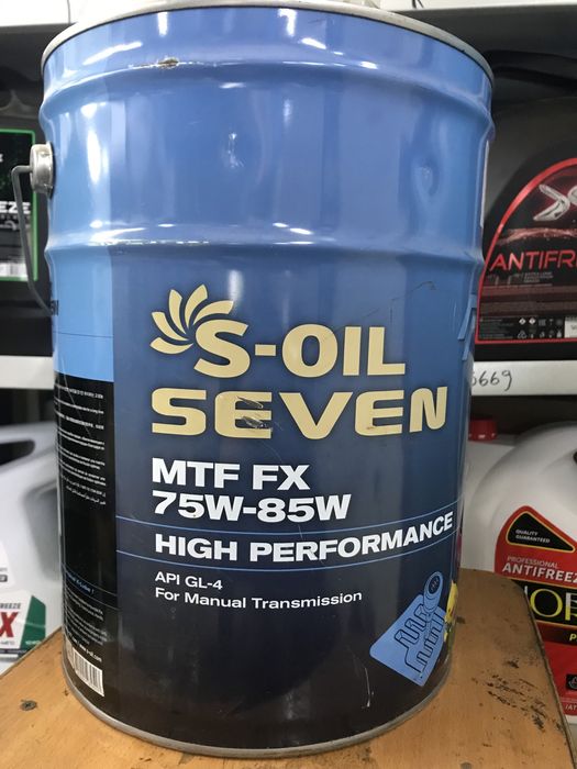 Масло для МКПП S-oil 75w85 GL-4