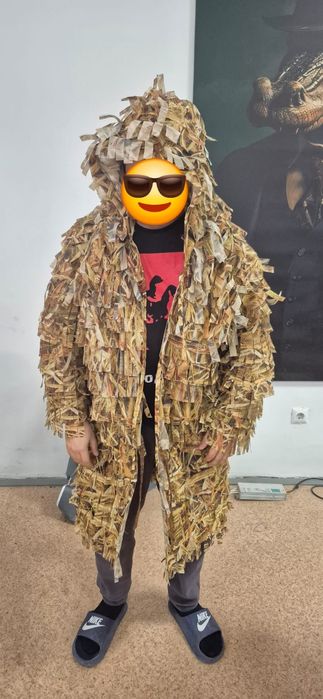 Маскхалат для охоты осень, расцветка под камыш