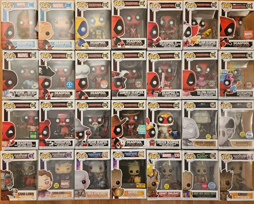 Marvel и DC Universe Funko pop