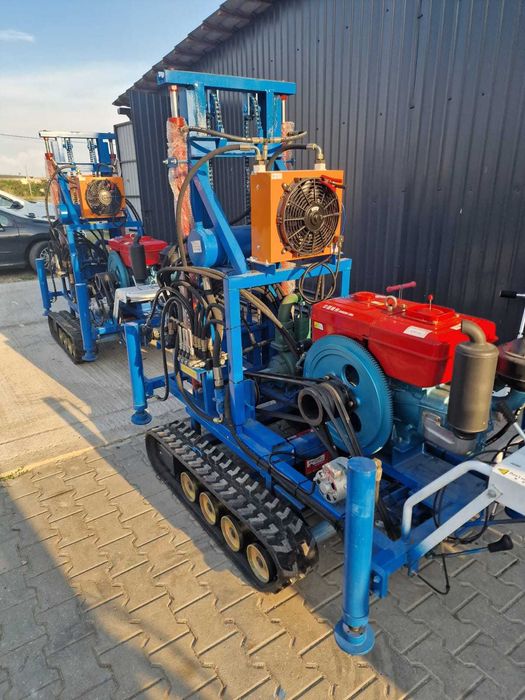 Utilaj foraj pe roti masina 100m prajina diesel 32CP CEL MAI BUN PRET