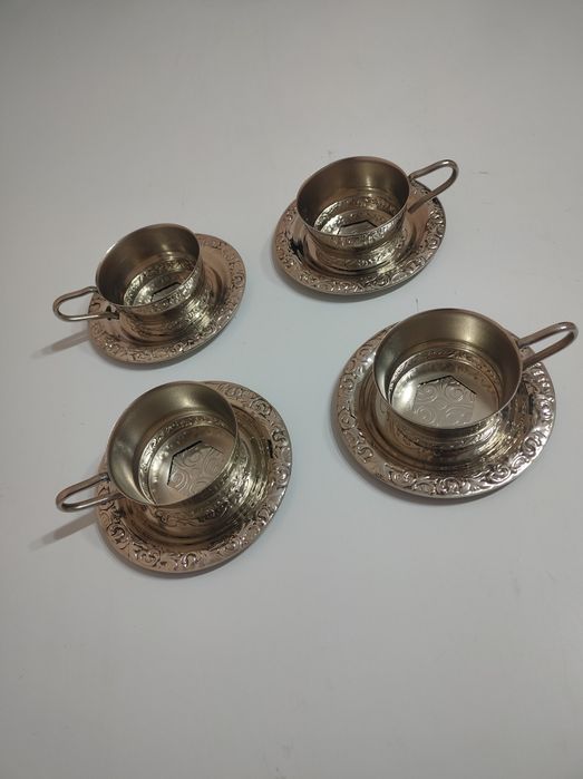 Подстаканники для кофе НМЦ мельхиор