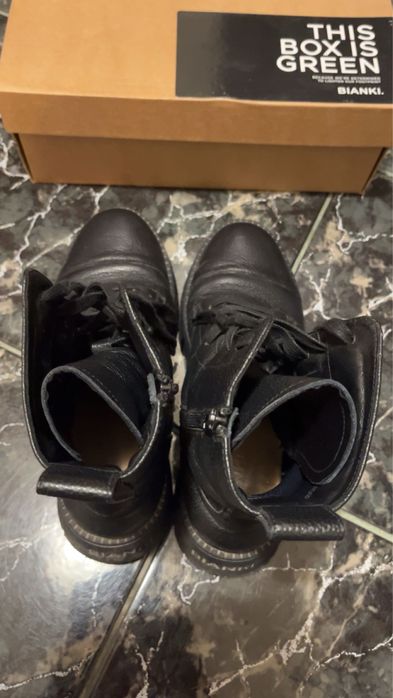 Боти от естествена кожа Bianki